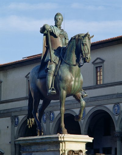 Equestrian Statue of Grand Duke Ferdinand (detail) by Giambologna